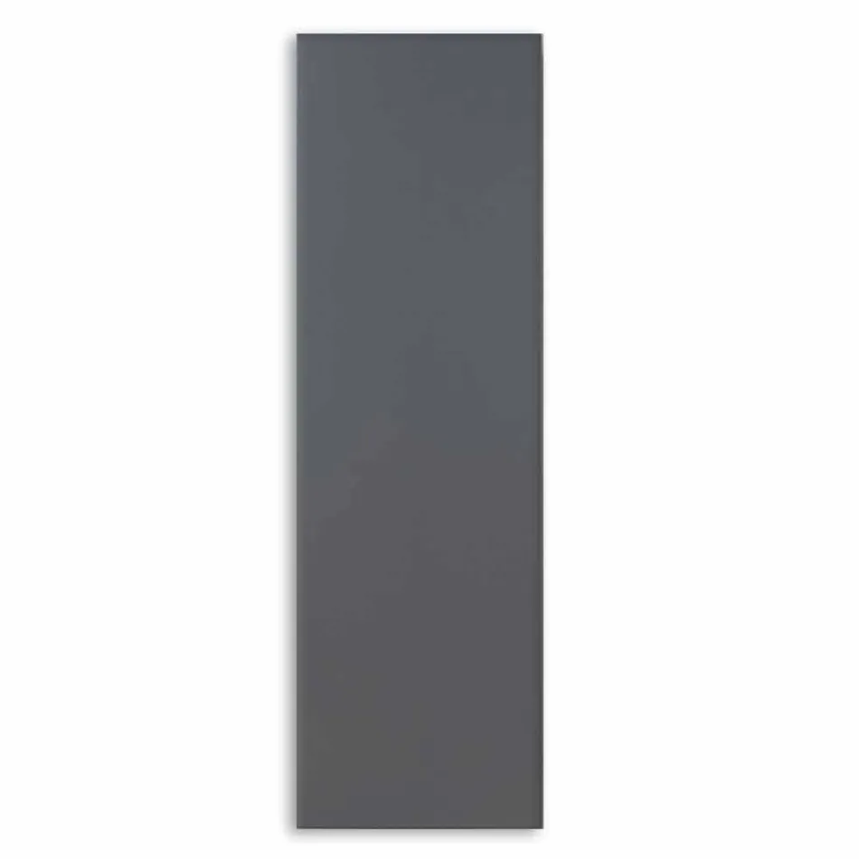 Vertical Design Radiator in Slate Grey Steel up to 626 W - Ice Viadurini