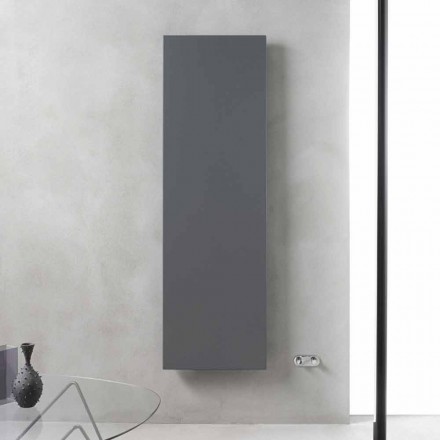 Vertical Design Radiator in Slate Grey Steel up to 626 W - Ice Viadurini