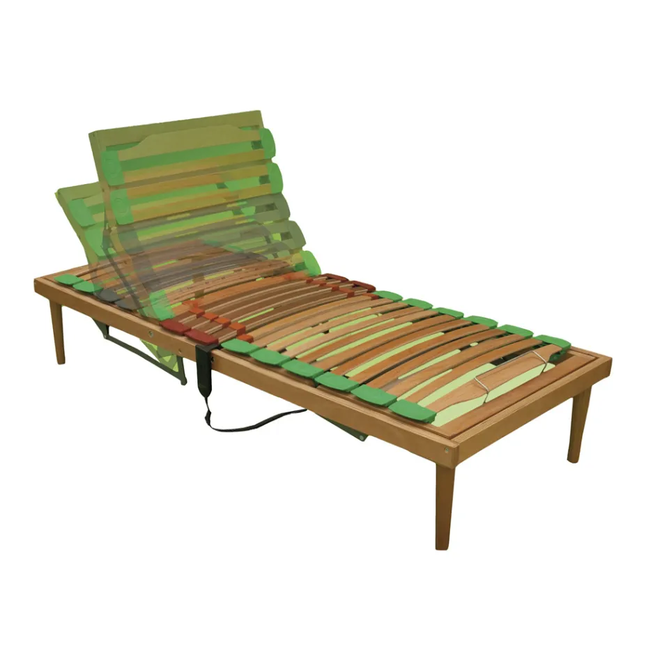 Motorized Bio Energy Plus ATP Reclining Double Wooden Bed Base - Energy Viadurini