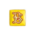 Rosenthal Versace Alphabet 6 Flat Square Porcelain Bowls - Alphabet Viadurini