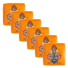 Rosenthal Versace Alphabet 6 Flat Square Porcelain Bowls - Alphabet Viadurini