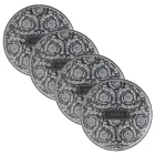 Rosenthal Versace Barocco 4 Dinner Plates Diameter 17 cm in Porcelain - Barocco Viadurini