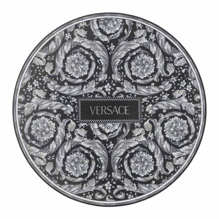 Rosenthal Versace Baroque Place Card Plate Diameter 33 cm in Porcelain - Baroque Viadurini