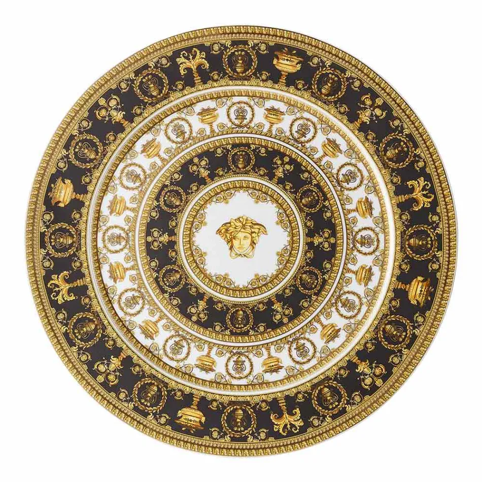 Rosenthal Versace I Love Baroque Place Card Plate Diameter 33 cm - Baroque Viadurini