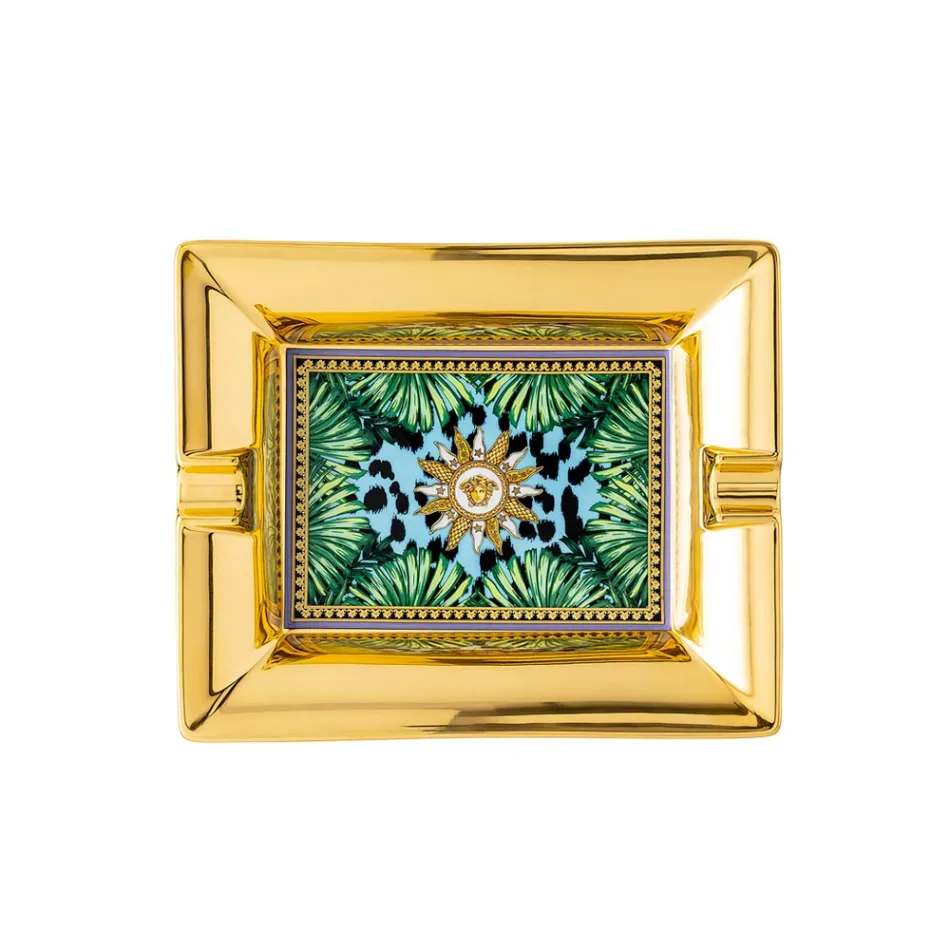 Rosenthal Versace Jungle Animalier Porcelain Ashtray - Animalier Viadurini