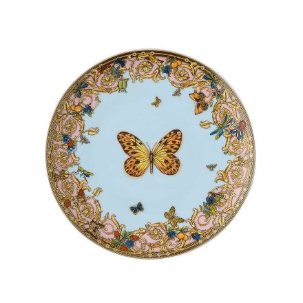Rosenthal Versace Le Jardin 4 Dinner Plates Diameter 17 cm in Porcelain - Jardin Viadurini