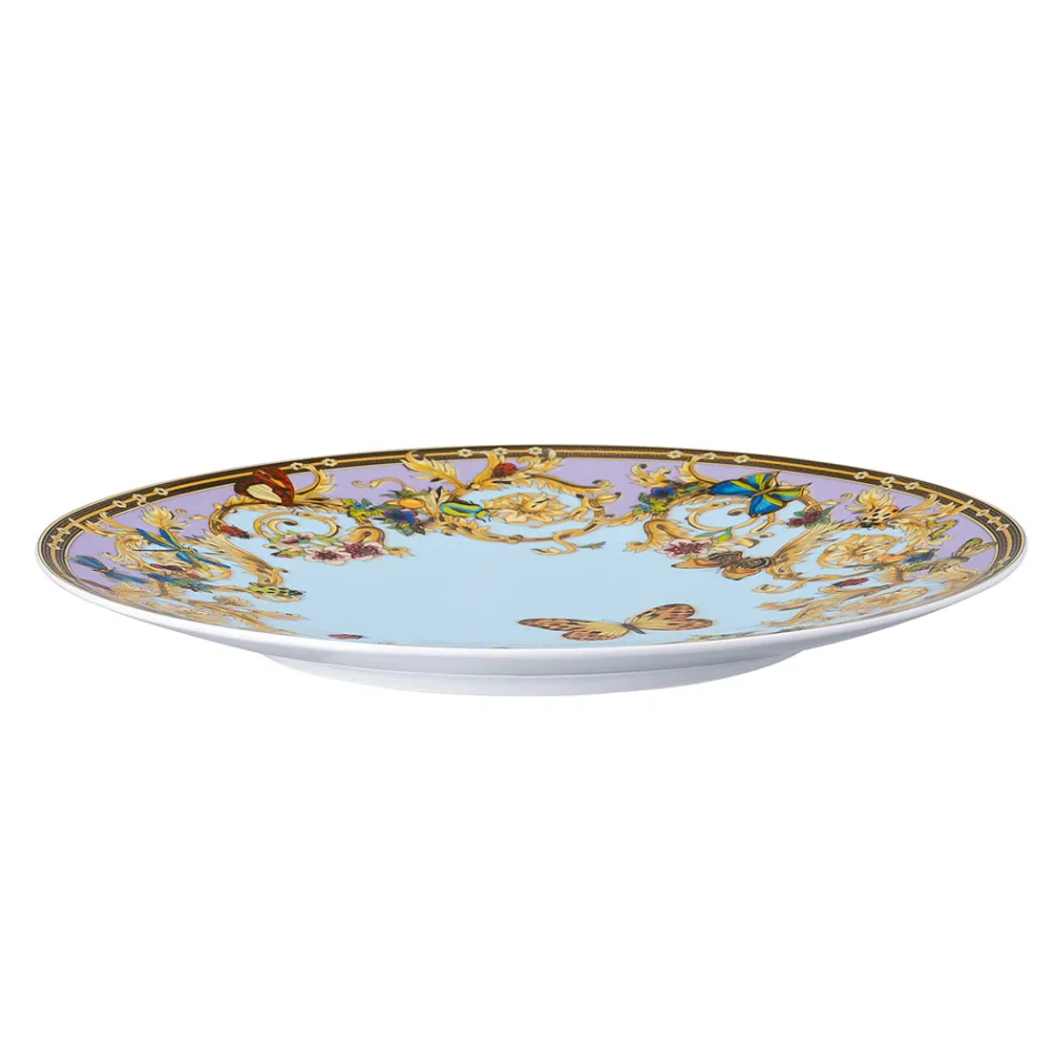Rosenthal Versace Le Jardin Place Card Plate Diameter 33 cm in Porcelain - Jardin Viadurini