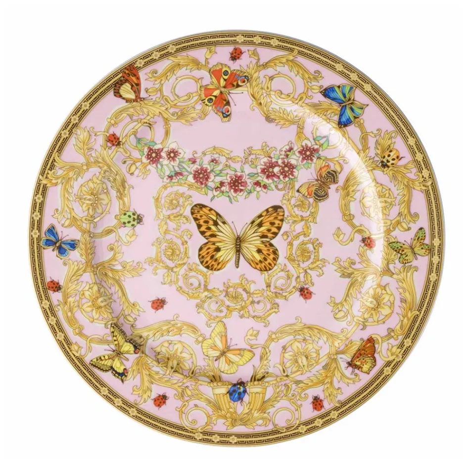 Rosenthal Versace Le Jardin Placeholder or Hanging Plate Diameter 30 cm - Jardin Viadurini