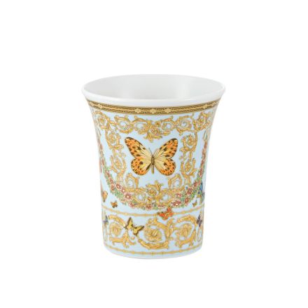 Rosenthal Versace Le Jardin Porcelain Vase with Elements of Nature - Baroque Viadurini