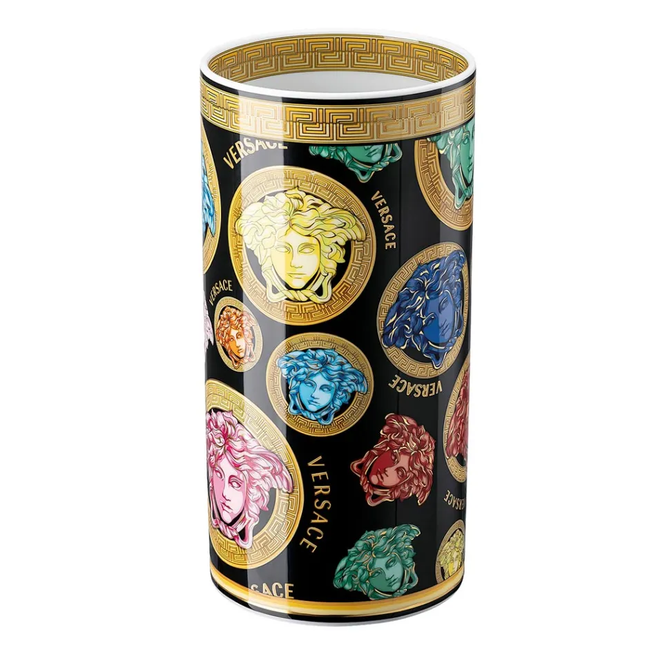 Rosenthal Versace Medusa Amplified Multicolor Vase - Amplifiedmulticolor Viadurini