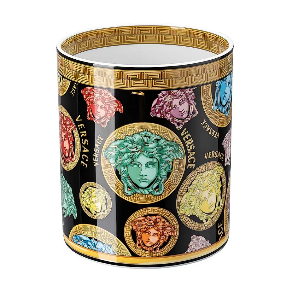 Rosenthal Versace Medusa Amplified Multicolor Vase - Amplifiedmulticolor Viadurini