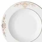 Rosenthal Versace Medusa Gala 22cm soup plate in porcelain design Viadurini