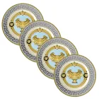 Rosenthal Versace Prestige Gala 4 Dinner Plates Diameter 18 cm - Prestige Viadurini