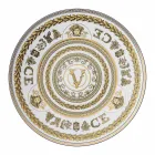 Rosenthal Versace Virtus Gala Placeholder Plate Diameter 33 cm in Porcelain - Baroque Viadurini