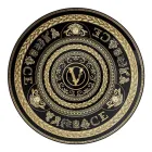 Rosenthal Versace Virtus Gala Placeholder Plate Diameter 33 cm in Porcelain - Baroque Viadurini