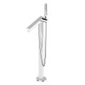 Chrome Floor Bathtub Tap with Single Lever Mixer - Erik