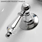 Classic 3 Hole Bidet Tap with Brass Levers Made in Italy - Noriana Viadurini