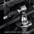 Classic 3 Hole Bidet Tap with Brass Levers Made in Italy - Noriana Viadurini