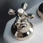 Classic 3 Hole Bidet Tap with Brass Waste Made in Italy - Ercolina Viadurini