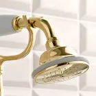 Brass Bathtub Edge Tap with Luxury Classic Style Hand Shower - Fioretta Viadurini