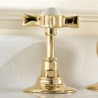Vintage High Spout Basin Tap in Brass Made in Italy - Katerina Viadurini