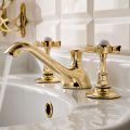 3-Hole Brass Basin Tap, Vintage Style, Made in Italy - Katerina