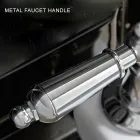 Floor Standing Bathtub Tap with Brass Shower Made in Italy - Noriana Viadurini