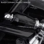 Classic Single Hole Bidet Tap with Handcrafted Brass Levers - Noriana Viadurini