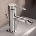 Brass Single Lever Bidet Mixer Tap, Round Design - Antilio