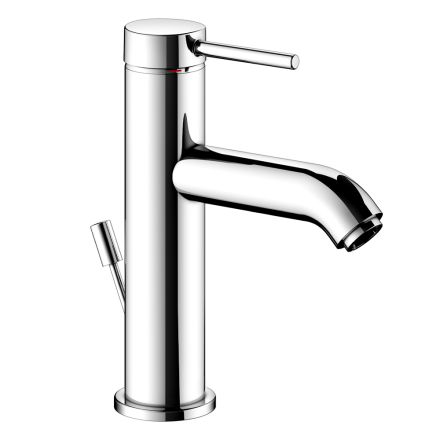 Single Lever Basin Mixer Tap Brass Round Design - Antilio Viadurini