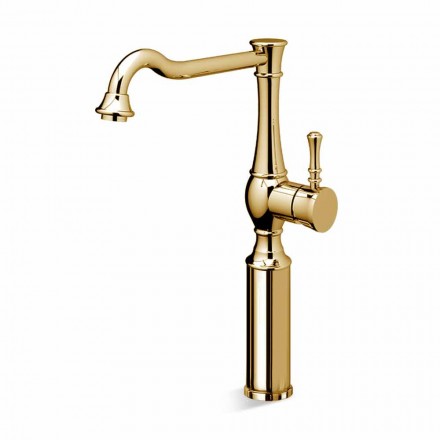 High Barrel Design Basin Mixer Tap Made in Italy - Neno Viadurini