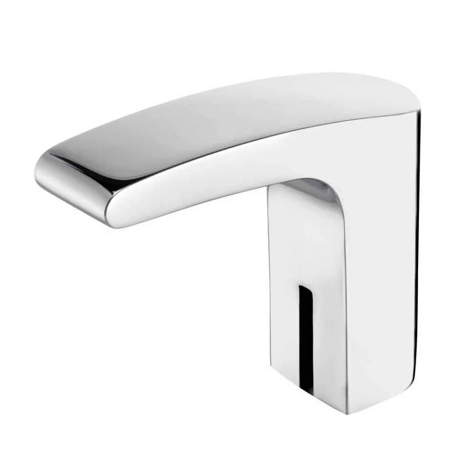 Modern Metal Bathroom Sink Tap with Infrared Sensor - Gonzo Viadurini