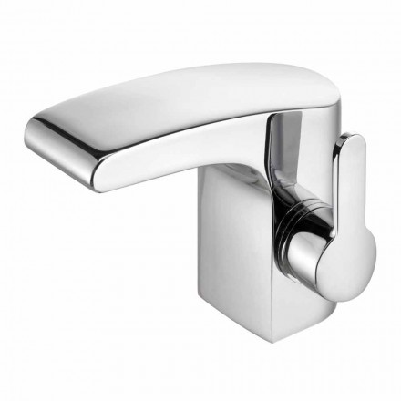 Modern Chrome Metal Bathroom Sink Tap Without Drain - Gonzo Viadurini
