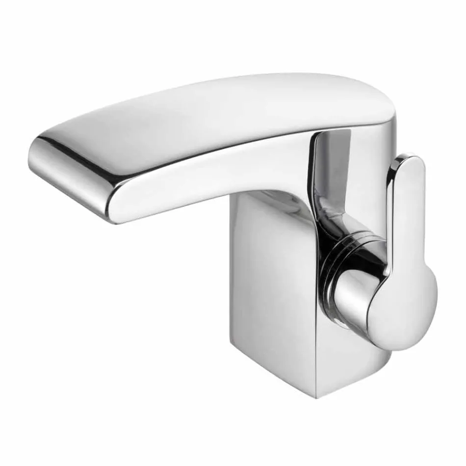 Modern Chrome Metal Bathroom Sink Tap Without Drain - Gonzo Viadurini