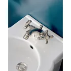 Single Hole Brass Bidet Tap with Classic Style Waste - Ercolina Viadurini