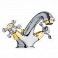 Single-Hole Brass Bathroom Basin Tap with Made in Italy Drain - Lisca