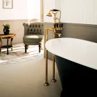 Classic Brass Bathtub Tap Made in Italy - Riko Viadurini