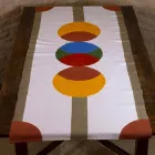 Hand Painted Italian Hemp Runner One Piece - Brands Viadurini