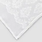 100% Linen Table Runner with Italian Luxury Design Embroidery - Jujube Viadurini