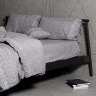 Linen Duvet Cover Storage Bag with Sinergia Lace and Buttons - Energis Viadurini