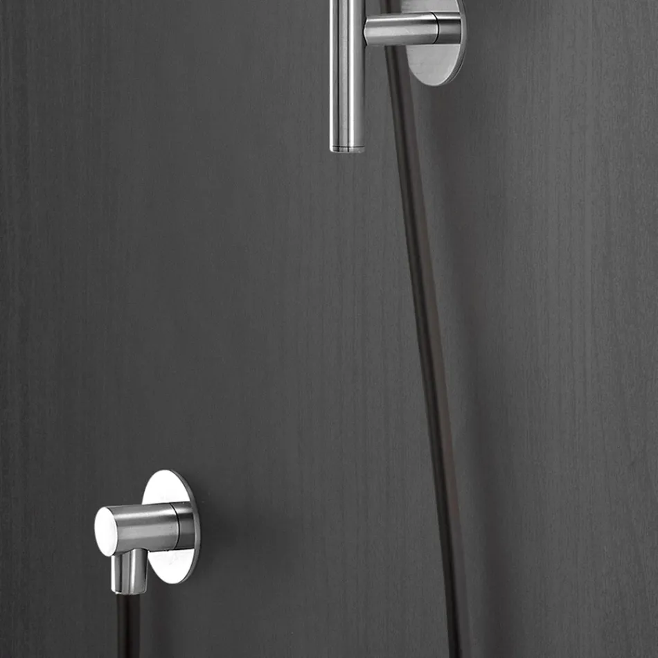 Minimal Stainless Steel AISI 316L Water Tap and Socket - Claws Viadurini