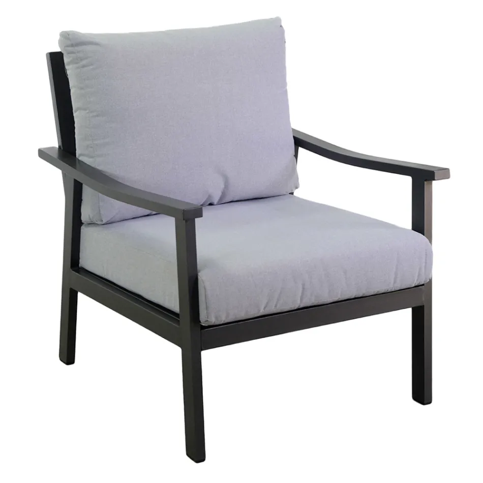 Lounge Consisting of 1 Sofa, 2 Armchairs, and 1 Coffee Table - Ticket Viadurini