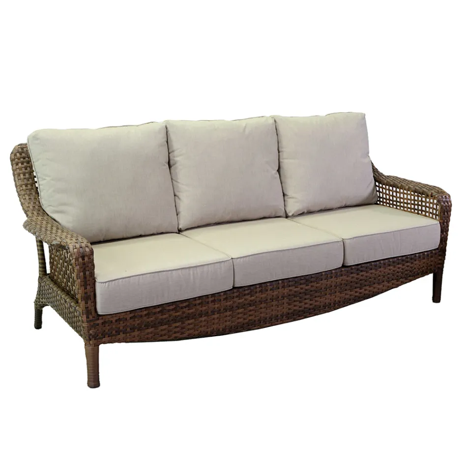 Lounge composed of 2 armchairs, 1 sofa and 1 coffee table - umbrella Viadurini