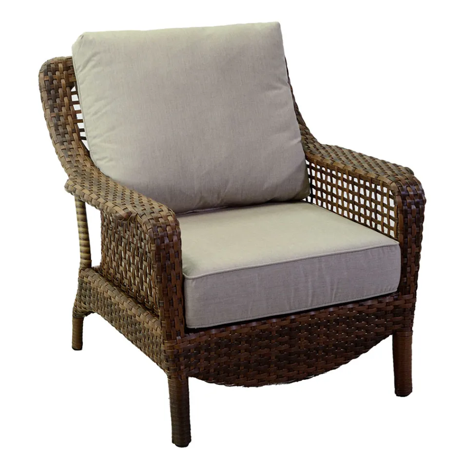 Lounge composed of 2 armchairs, 1 sofa and 1 coffee table - umbrella Viadurini