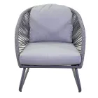 Lounge Consisting of 2 Armchairs with Coffee Table - Suitcase Viadurini