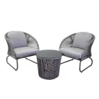 Lounge Consisting of 2 Armchairs with Coffee Table - Suitcase Viadurini