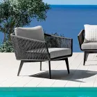 Lounge Consisting of 2 or 3 Seater Sofa, Armchairs and Coffee Table - Elios Viadurini