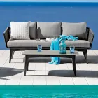 Lounge Consisting of 2 or 3 Seater Sofa, Armchairs and Coffee Table - Elios Viadurini