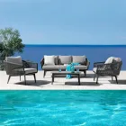 Lounge Consisting of 2 or 3 Seater Sofa, Armchairs and Coffee Table - Elios Viadurini