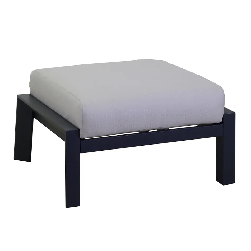 Lounge Consisting of Sofa, Coffee Table and Armchairs with Footrest - Noticeboard Viadurini